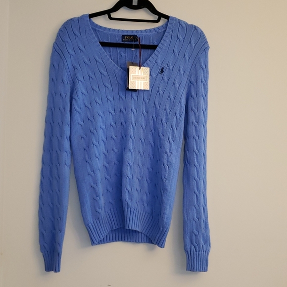 Polo Ralph Lauren Sweaters - Polo Ralph Lauren Blue Classic Sweater sz. M